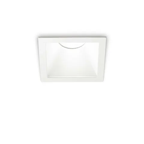 Downlight Incastrat Patrat Game Trim Square 11w 3000k Ip65 LED, Alb, 313207, Ideal Lux Italia