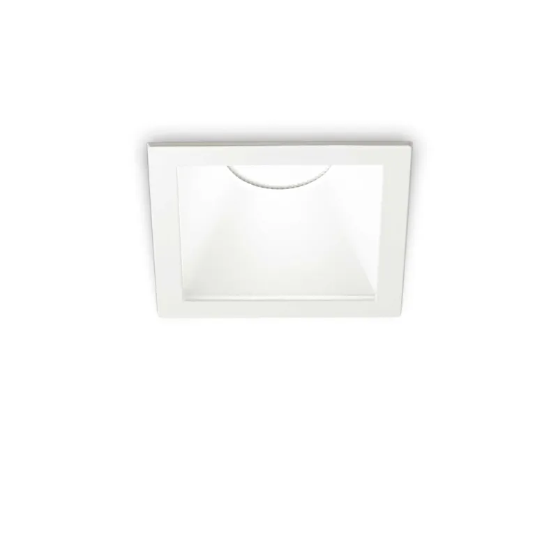 Downlight Incastrat Patrat Game Trim Square 11w 3000k Ip65 LED, Alb, 313207, Ideal Lux Italia