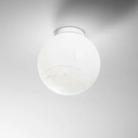 Plafoniera Carta Pl1 D30 E27, Alb, 317113, Ideal Lux Italia