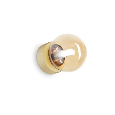 Aplica Perlage Ap1 G9, Amber, 317809, Ideal Lux Italia