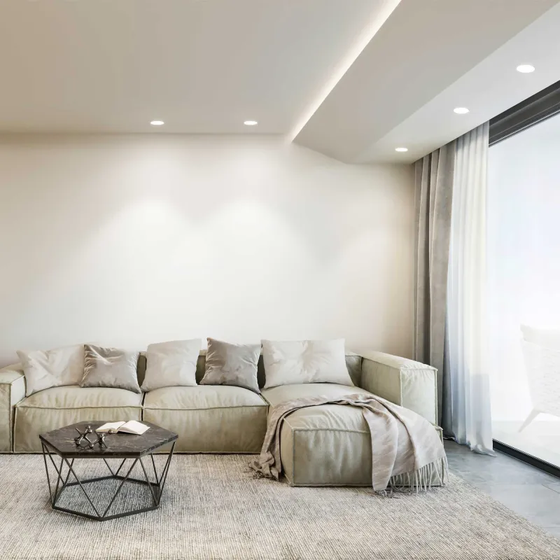 Downlight Incastrat Circular Game Trimless Round 11w 3000k LED, Alb, 319667, Ideal Lux Italia