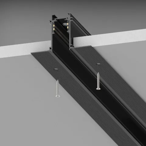 Sina Magnetica Aplicata Ego Profile Recessed Easy 2000 Mm Negru, 320496, Ideal Lux Italia
