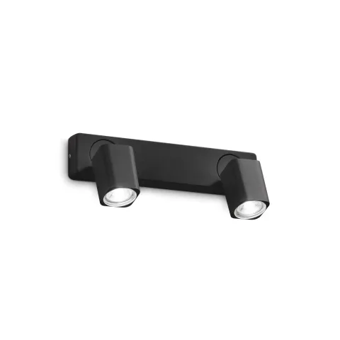 Aplica Rudy Ap2 Square GU10, Negru, 321509, Ideal Lux Italia