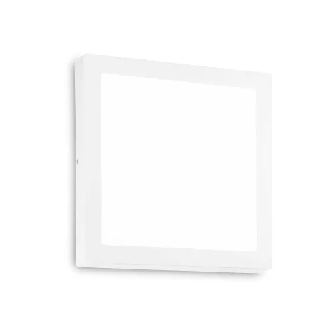 Plafoniera Universal Pl D40 Square 4000k LED, Alb, 321660, Ideal Lux Italia