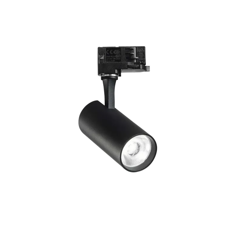 Downlight pe Sina 3 Faze Fox 15w Cri90 4000k On-off LED, Negru, 322346, Ideal Lux Italia