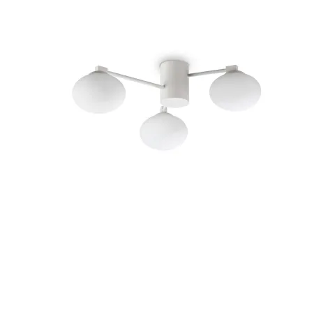 Lustra Plafon Hermes Pl3 D60 G9, Alb, 322667, Ideal Lux Italia