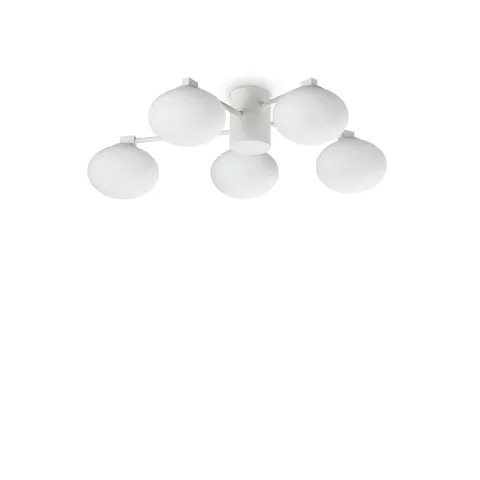 Lustra Plafon Hermes Pl5 D60 G9, Alb, 322698, Ideal Lux Italia