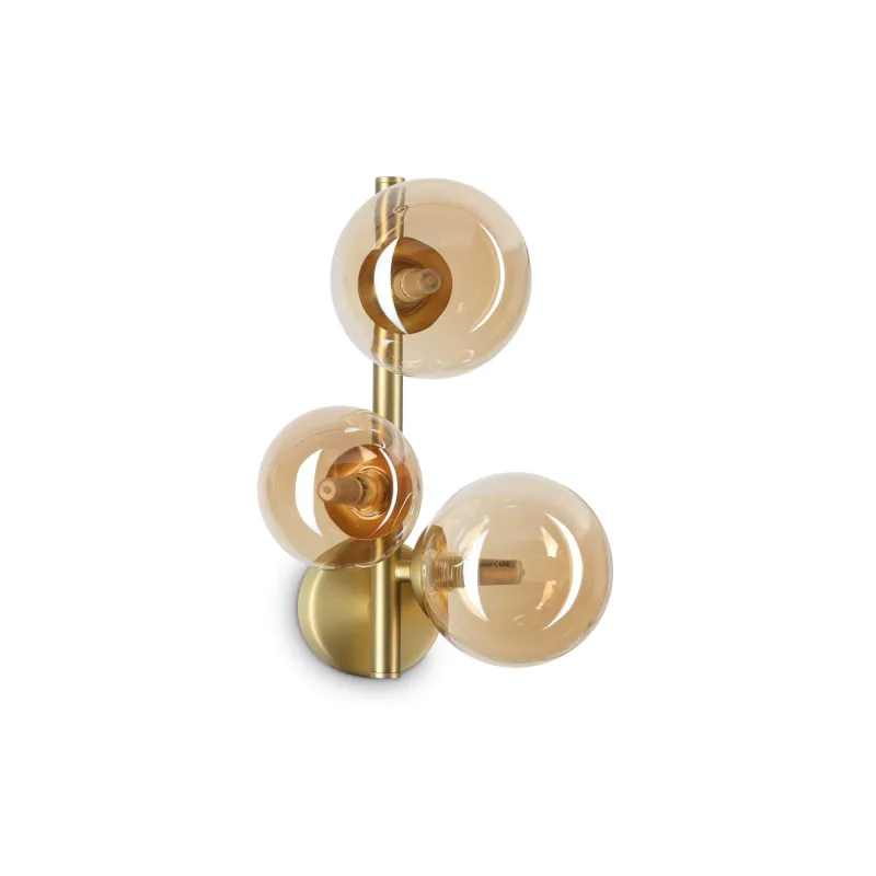 Aplica Perlage Ap3 G9, Amber, 322742, Ideal Lux Italia