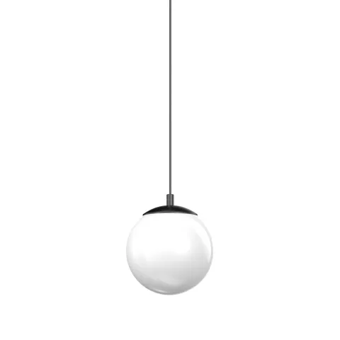 Pendul Sina Magnetica Ego Pendant Ball 10w 3000k On-off LED, Negru, 327525, Ideal Lux Italia