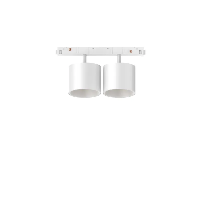 Downlight pe Sina Magnetica Magnetica Ego Track Double Big 20w 3000k On-off LED, Alb, 327549, Ideal Lux Italia