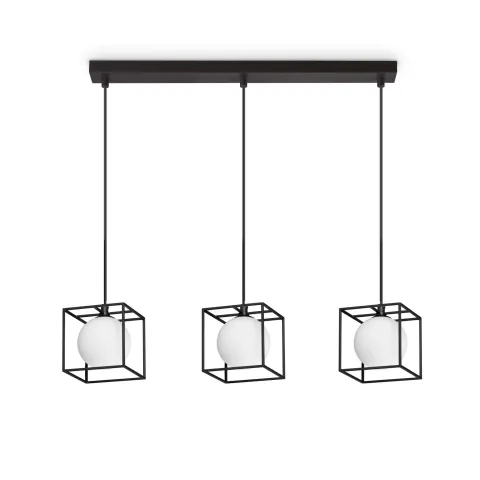 Suspensie Lingotto Sp3 Single G9, Negru, 327846, Ideal Lux Italia