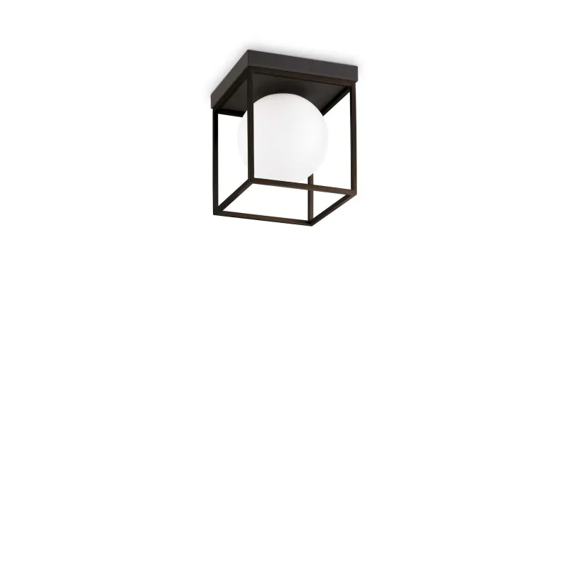 Plafoniera Lingotto Pl1 E14, Negru, 327853, Ideal Lux Italia