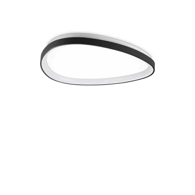 Plafoniera Gemini Pl D061 On-off LED, Negru, 328058, Ideal Lux Italia