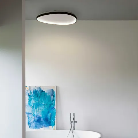 Plafoniera Gemini Pl D081 On-off LED, Negru, 328089, Ideal Lux Italia