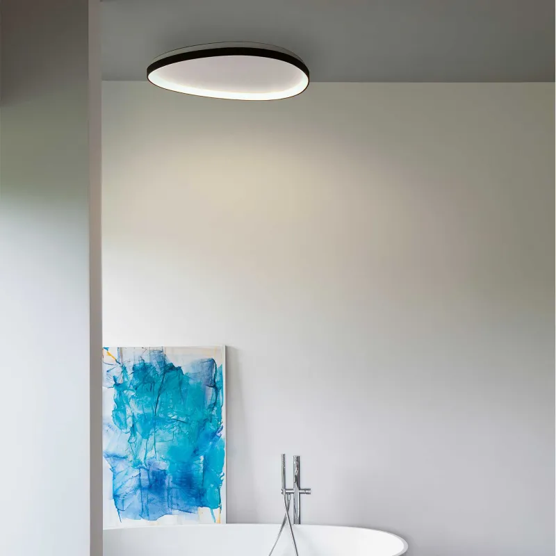 Plafoniera Gemini Pl D081 On-off LED, Negru, 328089, Ideal Lux Italia