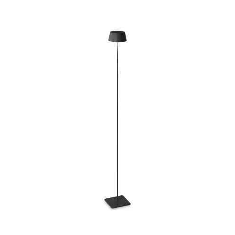 Lampadar Exterior Pure Pt LED, Negru, 328515, Ideal Lux Italia