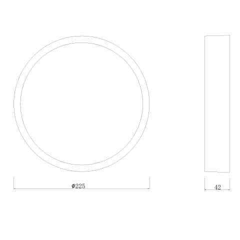 Plafoniera SAONA Surface 6624 Mantra LED, Alb, Spania