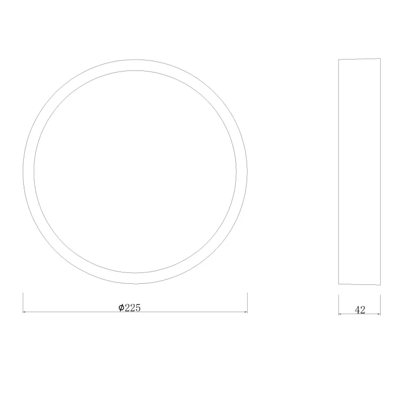 Plafoniera SAONA Surface 6624 Mantra LED, Alb, Spania