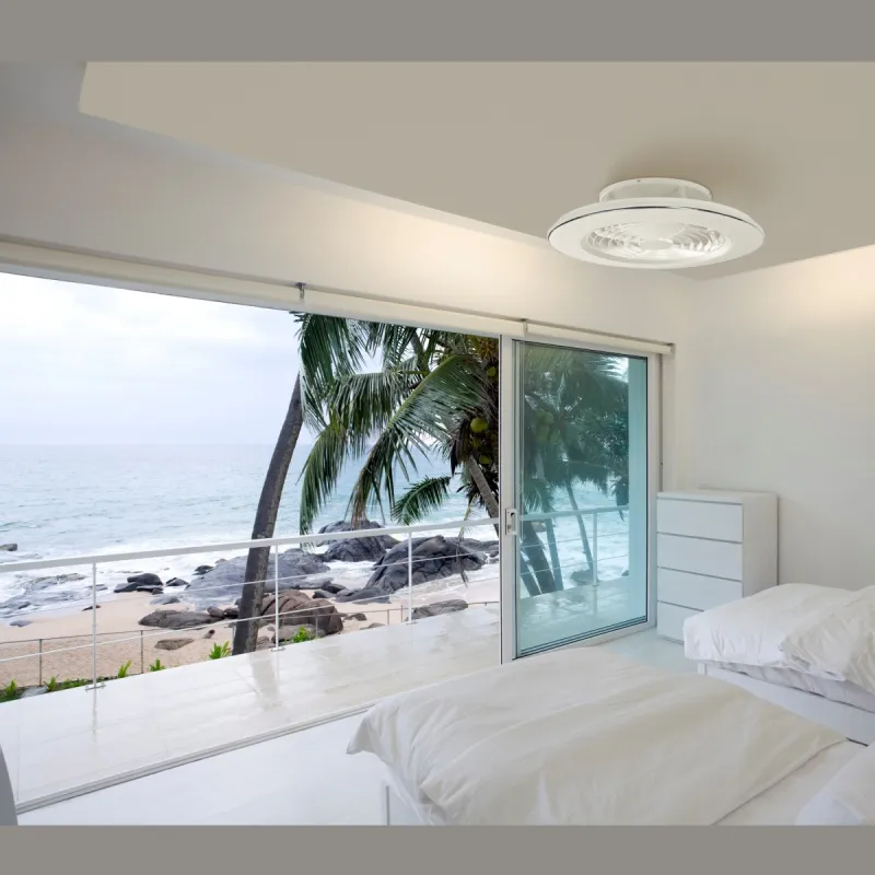 Plafoniera cu ventilator ALISIO 6705 Mantra LED, Alb, Spania