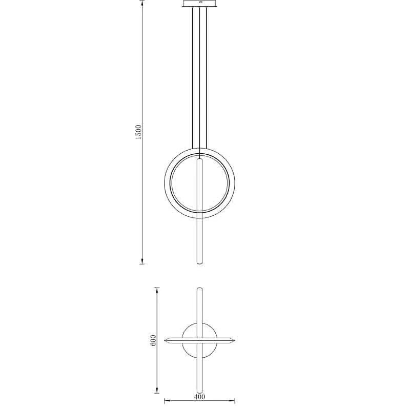 Suspensie KITESURF White 7191 Mantra LED, Alb, Spania