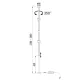Lampadar VERTICAL 7359 Mantra LED, Negru, Spania