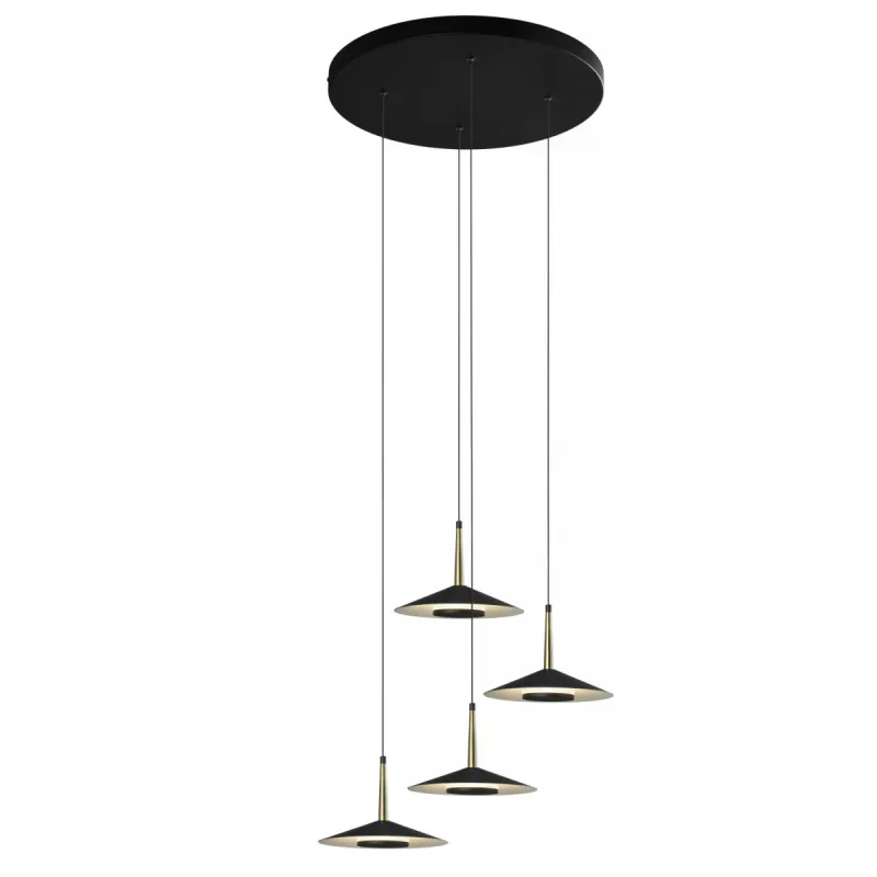 Suspensie ORION 7476 Mantra LED, Negru, Spania