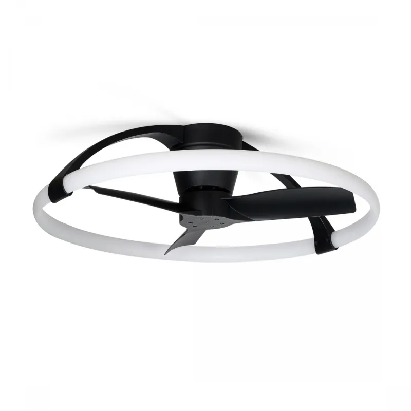 Plafoniera cu ventilator NEPAL MINI 7802 Mantra LED, Negru, Spania