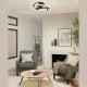 Plafoniera cu ventilator NEPAL MINI 7802 Mantra LED, Negru, Spania