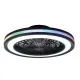 Plafoniera cu ventilator GAMER 7862 Mantra LED, Negru, Spania