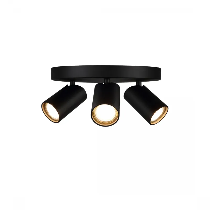 Lustra Spot SAL -Black 7962 Mantra GU10, Negru, Spania