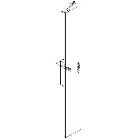 Aplica Exterior LOTUS 7996 Mantra LED, Negru, Spania