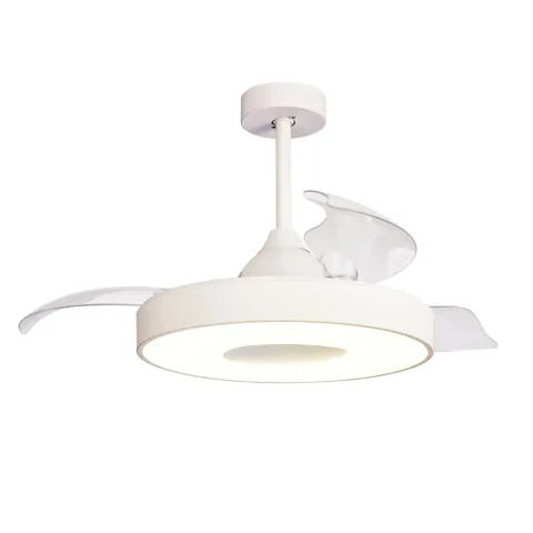 Plafoniera cu ventilator COIN FAN 8216 Mantra LED, Alb, Spania