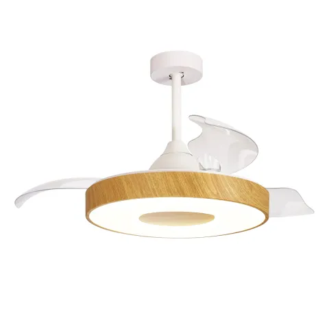 Plafoniera cu ventilator COIN FAN 8217 Mantra LED, Lemn, Spania