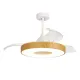 Plafoniera cu ventilator COIN FAN 8217 Mantra LED, Lemn, Spania