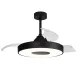 Plafoniera cu ventilator COIN FAN 8218 Mantra LED, Negru, Spania