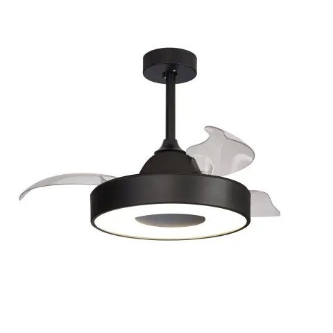 Plafoniera cu ventilator COIN FAN MINI 8221 Mantra LED, Negru, Spania