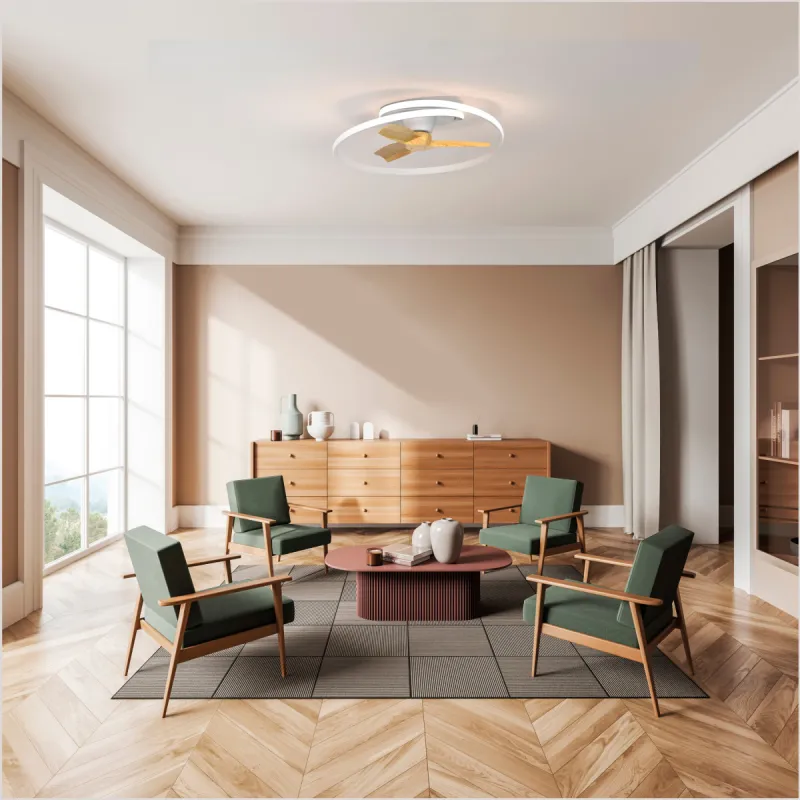 Plafoniera cu ventilator OCEAN 8235 Mantra LED, Lemn, Spania