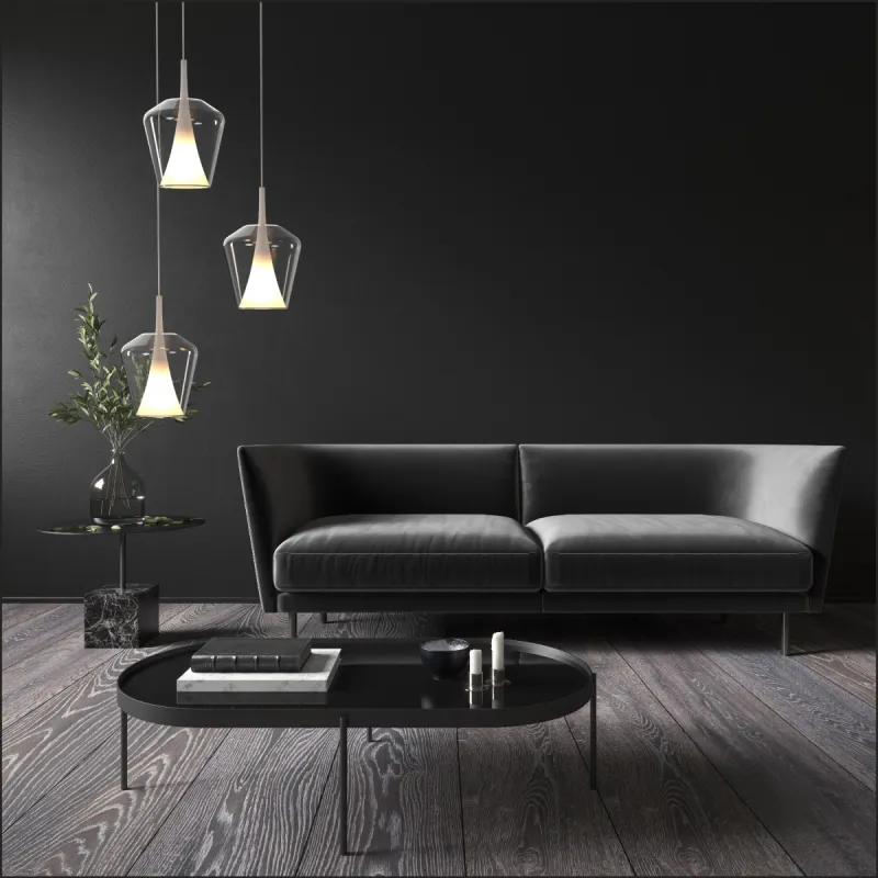 Pendul ELSA 8245 Mantra E27, Transparent, Spania