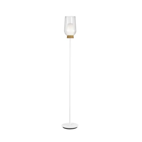 Lampadar NORA White/MADERA 8282 Mantra E27, Alb, Spania