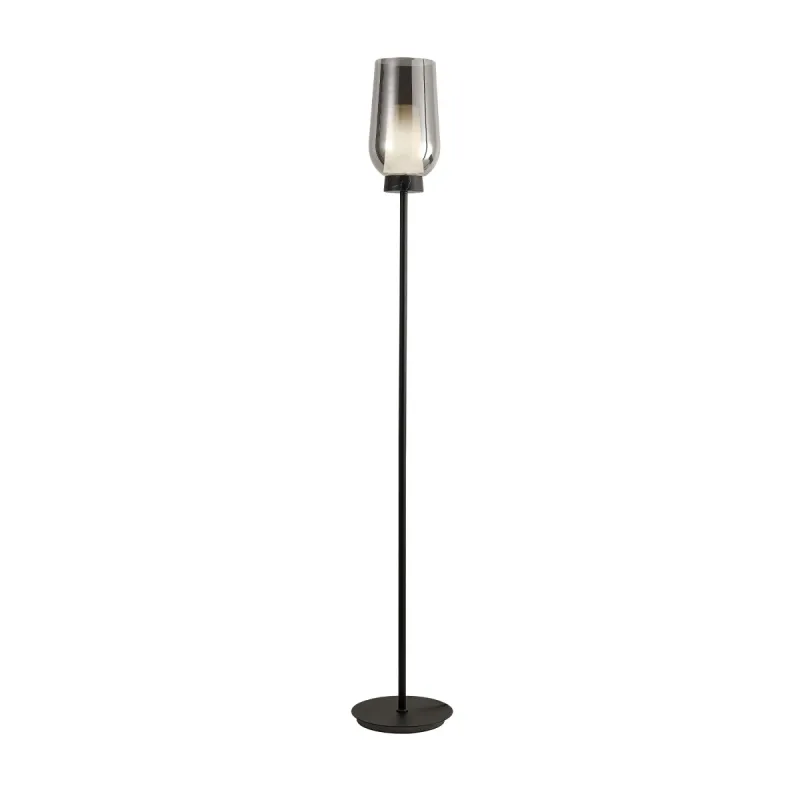 Lampadar NORA -Black/MARMOL 8290 Mantra E27, Negru, Spania