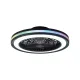 Plafoniera cu ventilator GAMER 8292 Mantra LED, Negru, Spania