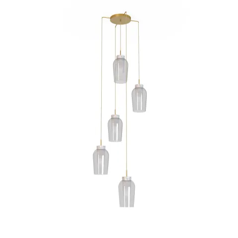 Suspensie NORA Gold/White 8395 Mantra E27, Auriu, Spania