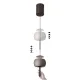 Pendul ROLLER 8409 Mantra LED, Portocaliu, Spania