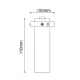 Downlight Aplicat TRIMASI 8459 Mantra LED, Negru, Spania