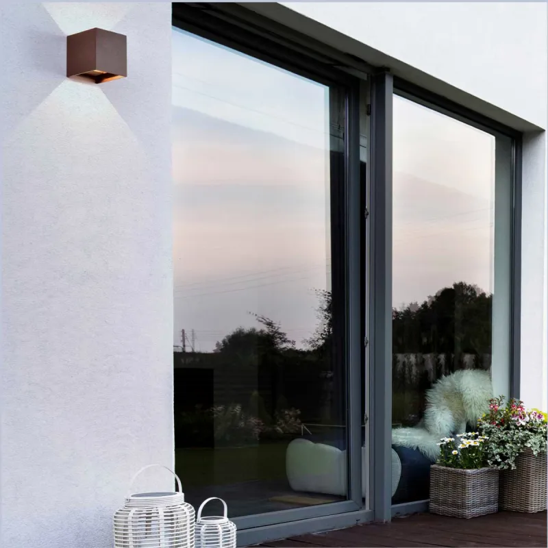 Aplica Exterior DAVOS 8602 Mantra LED, Corten, Spania