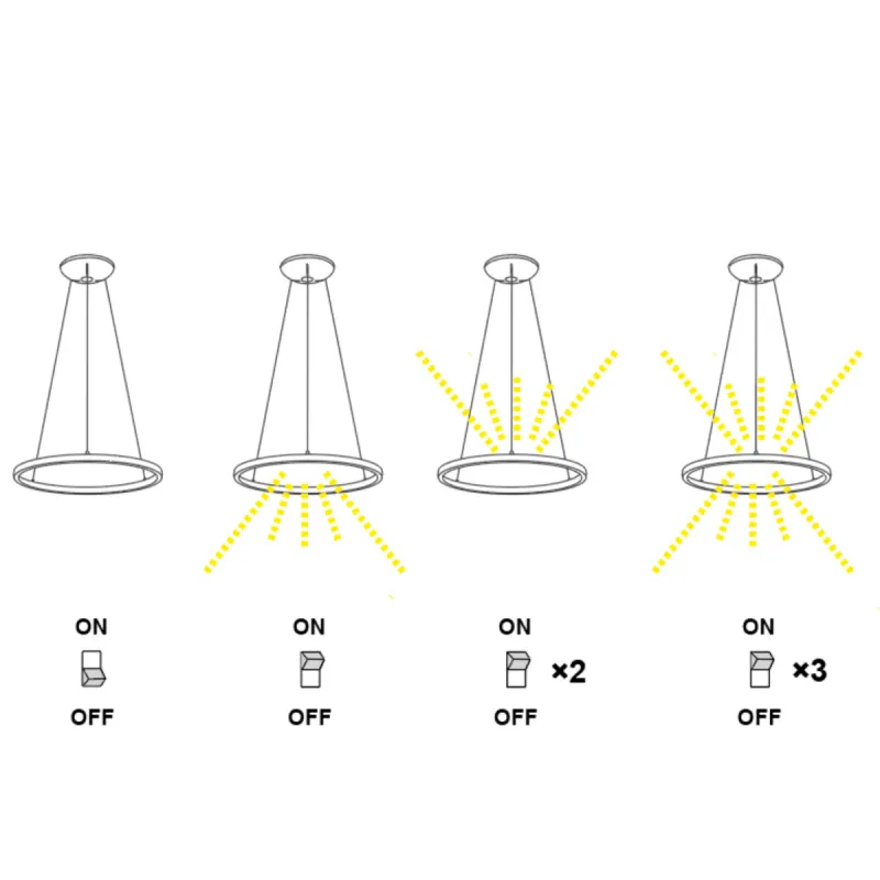 Suspensie RIUMAR 8677 Mantra LED, Nisip, Spania