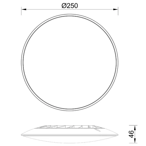 Plafoniera SLIM CCT 8690 Mantra LED, Alb, Spania
