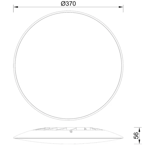 Plafoniera SLIM CCT 8691 Mantra LED, Alb, Spania