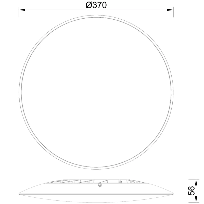 Plafoniera SLIM CCT 8691 Mantra LED, Alb, Spania