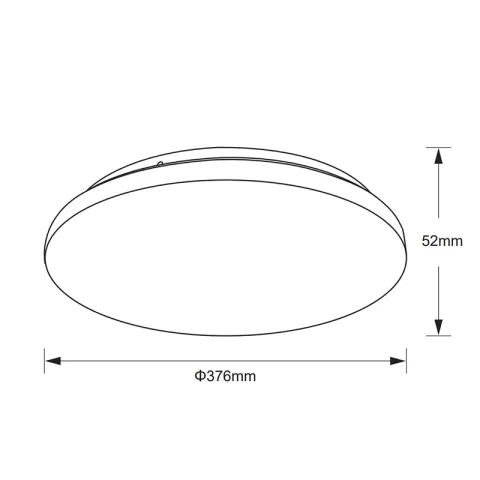 Plafoniera ZERO CCT 8694 Mantra LED, Alb, Spania